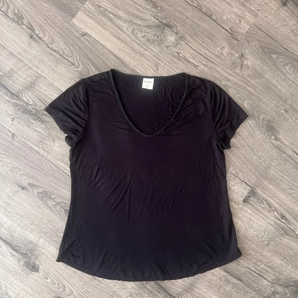 Soma Short Sleeve Pajama Tee size Small